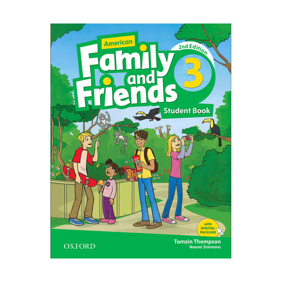 American Family and Friends 3 (2nd) SB+WB  وزیری