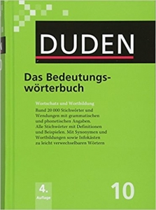 Duden 10. Das Bedeutungswörterbuch 