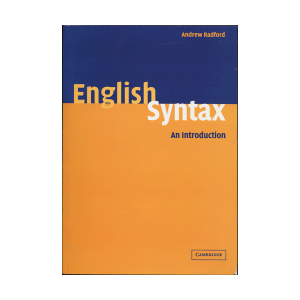  کتاب English Syntax an inroduction