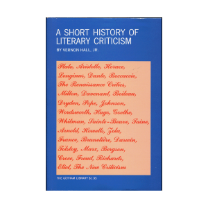 A short history of literary criticism-Hall 