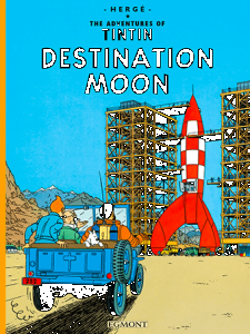  کتاب Tintin Destination Moon by Hergé