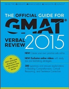  The Official Guide for GMAT Verbal Review 2015
