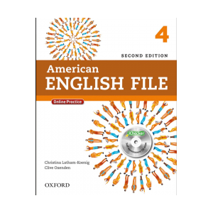 American English File 4 (2nd) SB+WB+2CD+DVD  امریکن فایل 