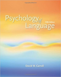 Psychology of Language 5th Edition