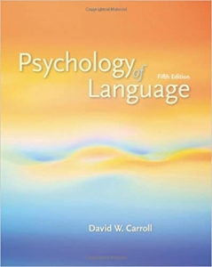  کتاب Psychology of Language 5th Edition by Carroll David W