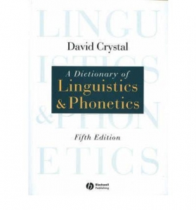 A Dictionary of Linguistics and Phonetics 5th Edition