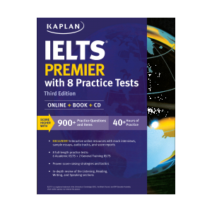 Kaplan IELTS Premier with 8 Practice Tests 3rd+CD 