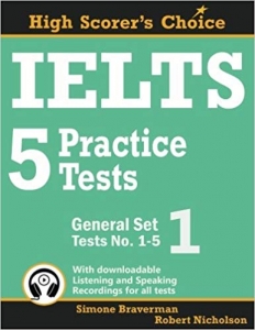 IELTS 5 Practice Tests, General Set 1: Tests No. 1-5 