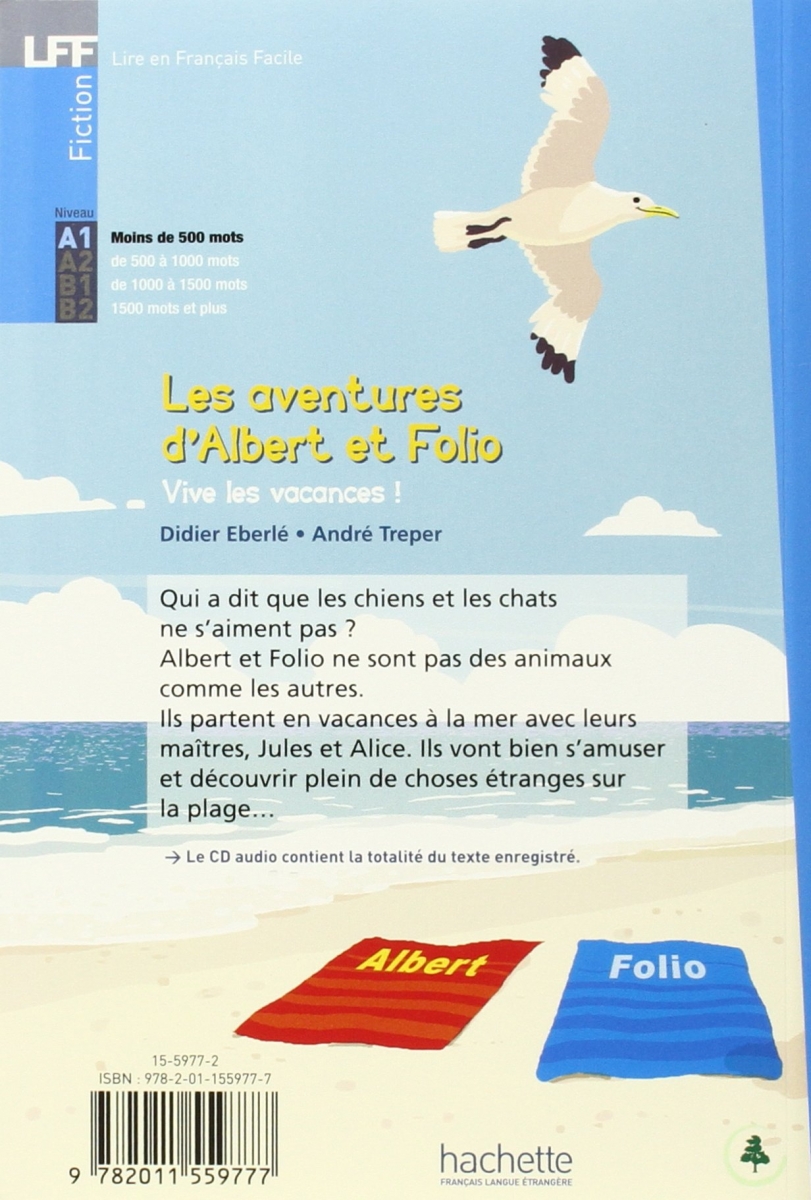 Albert et Folio - Vive les vacances ! + CD Audio MP3 ماجراهای آلبرت