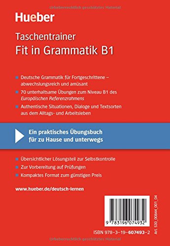  deutsch üben - taschentrainer fit in grammatik a1/a2