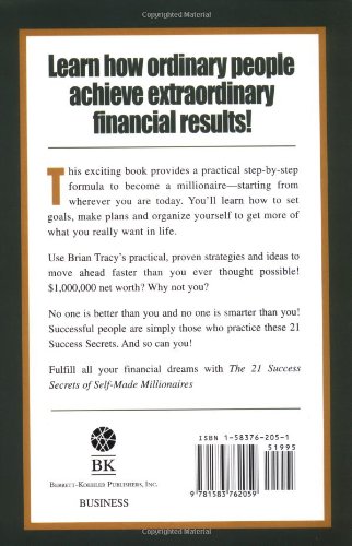 The 21 Success Secrets of Self-Made Millionaires by Brian Tracy 