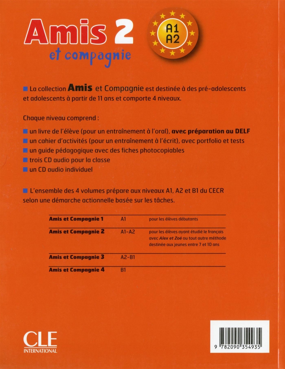 Amis et compagnie - Niveau 2 + Cahier +CD 