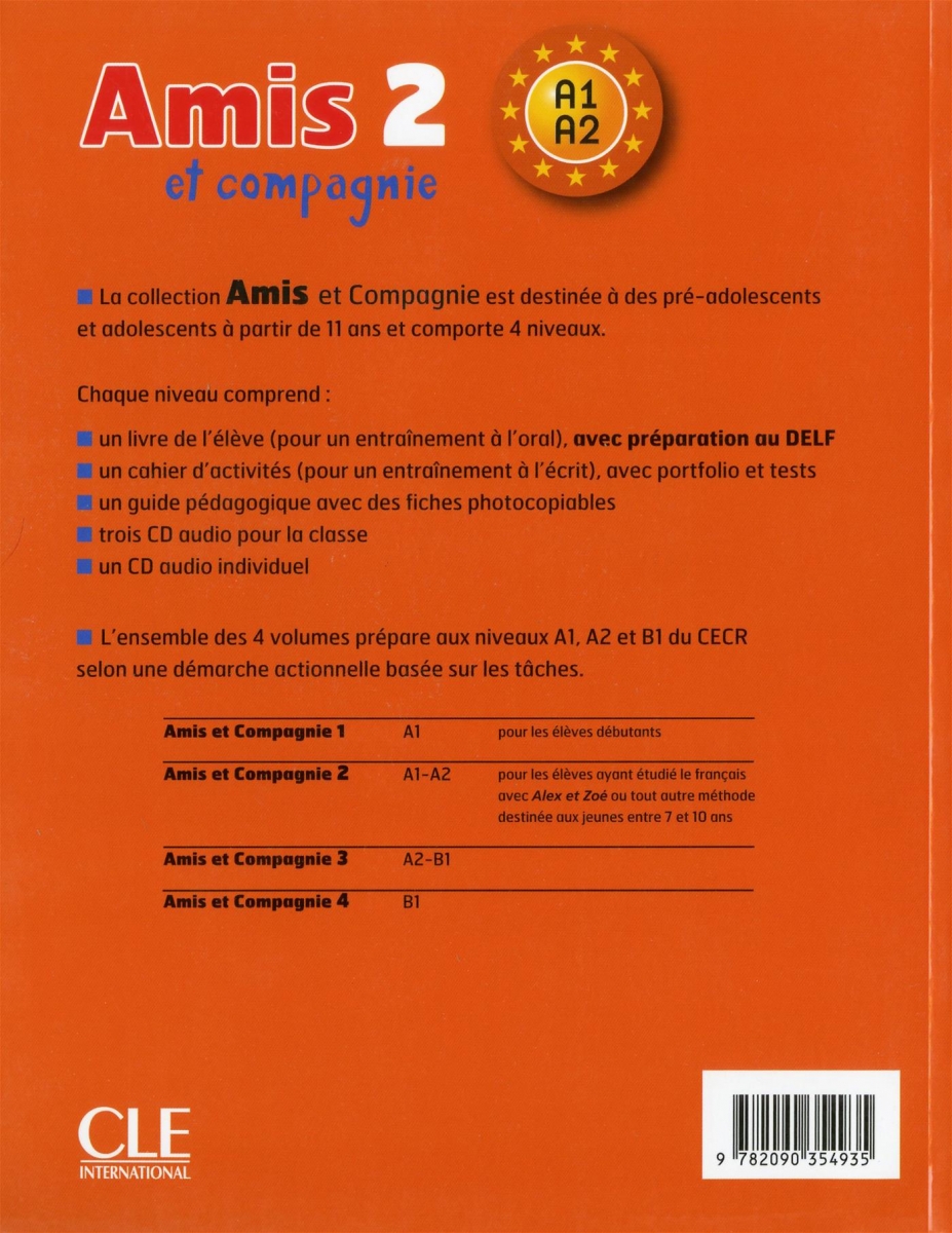 Amis et compagnie - Niveau 2 + Cahier  