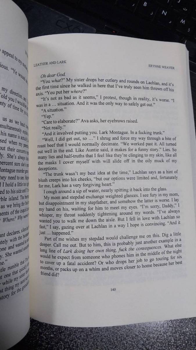 کتاب Leather And Lark (Butcher And Blackbird Book 2) By Brynne Weaver