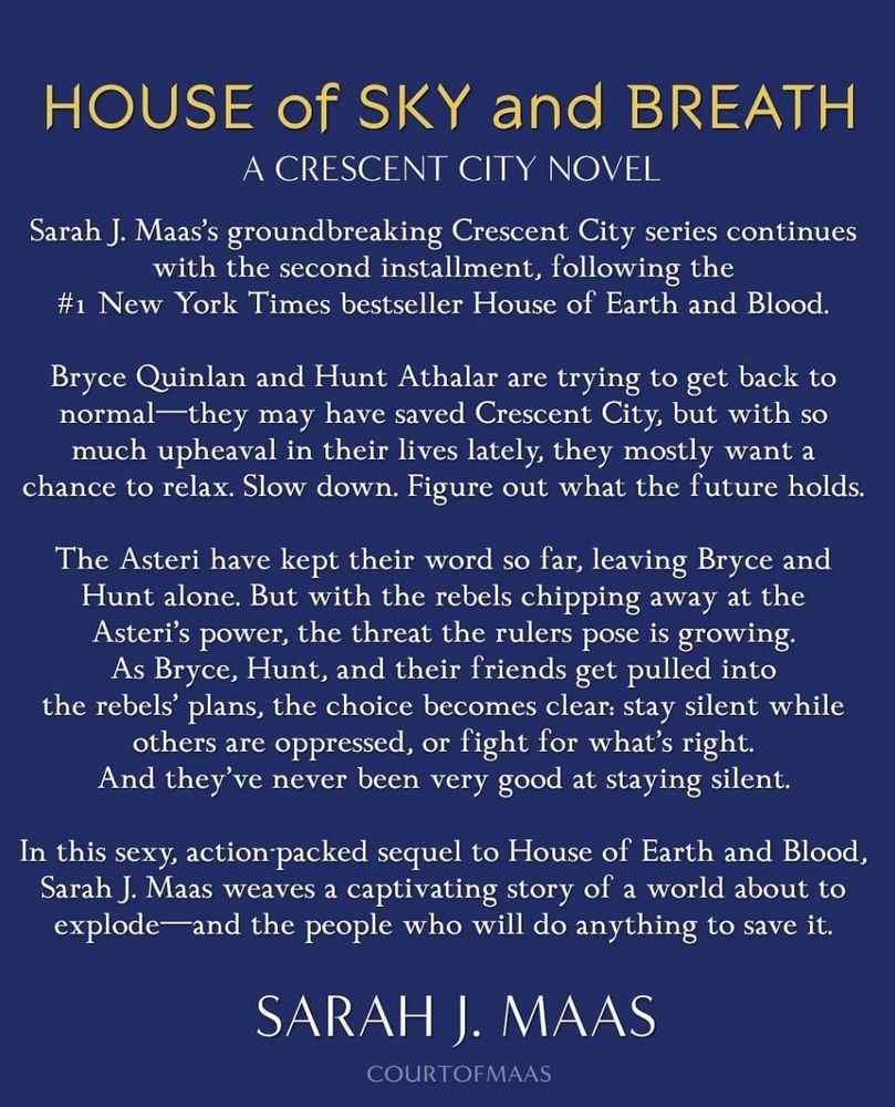 House of Sky and Breath by Sarah J. Maas