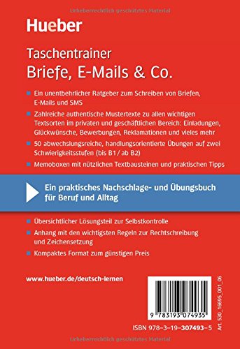  Deutsch uben Taschentrainer. Briefe, E-Mails & CO