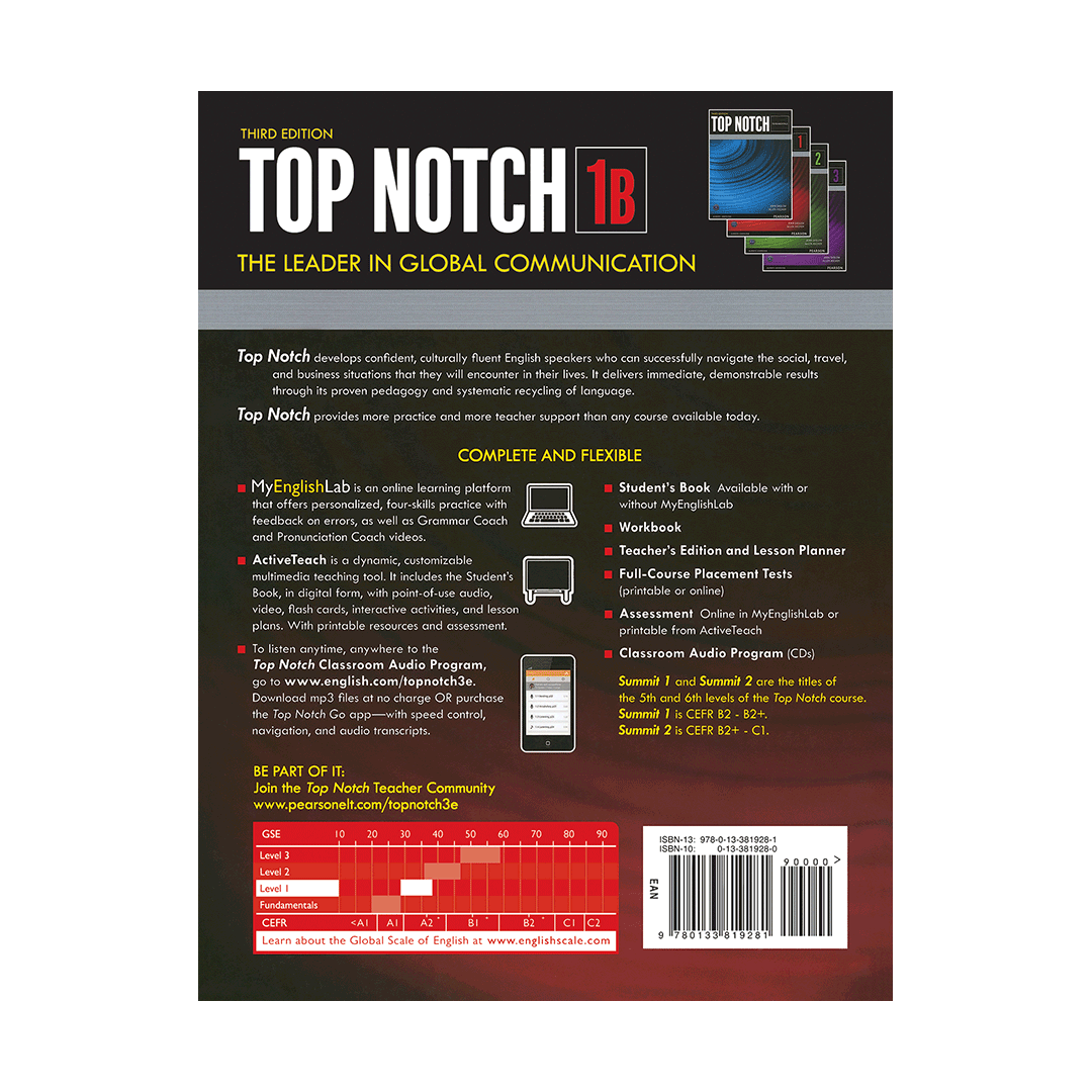Top Notch 3rd 1B +DVD تحریر 