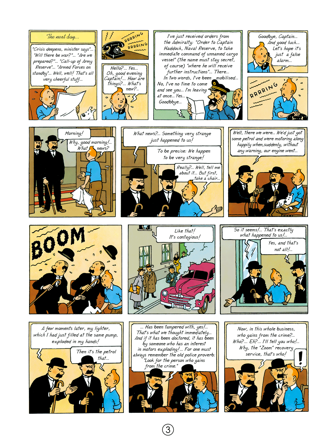 Land of Black Gold (The Adventures of Tintin) by Hergé