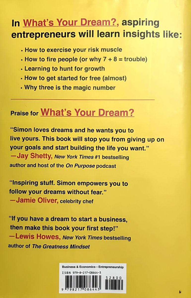کتاب What's Your Dream? Find Your Passion, Love Your Work and Build a Richer Life by Simon Squibb