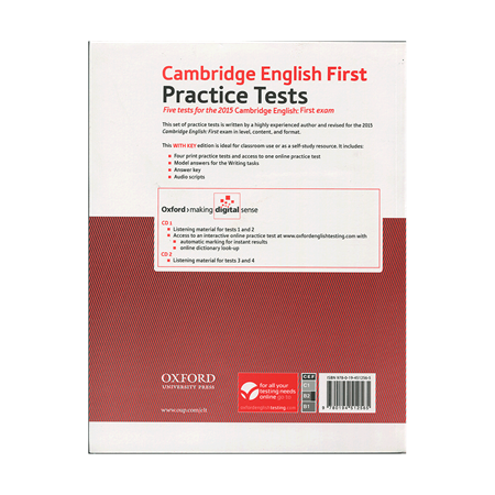 Cambridge English First Practice Tests+CD