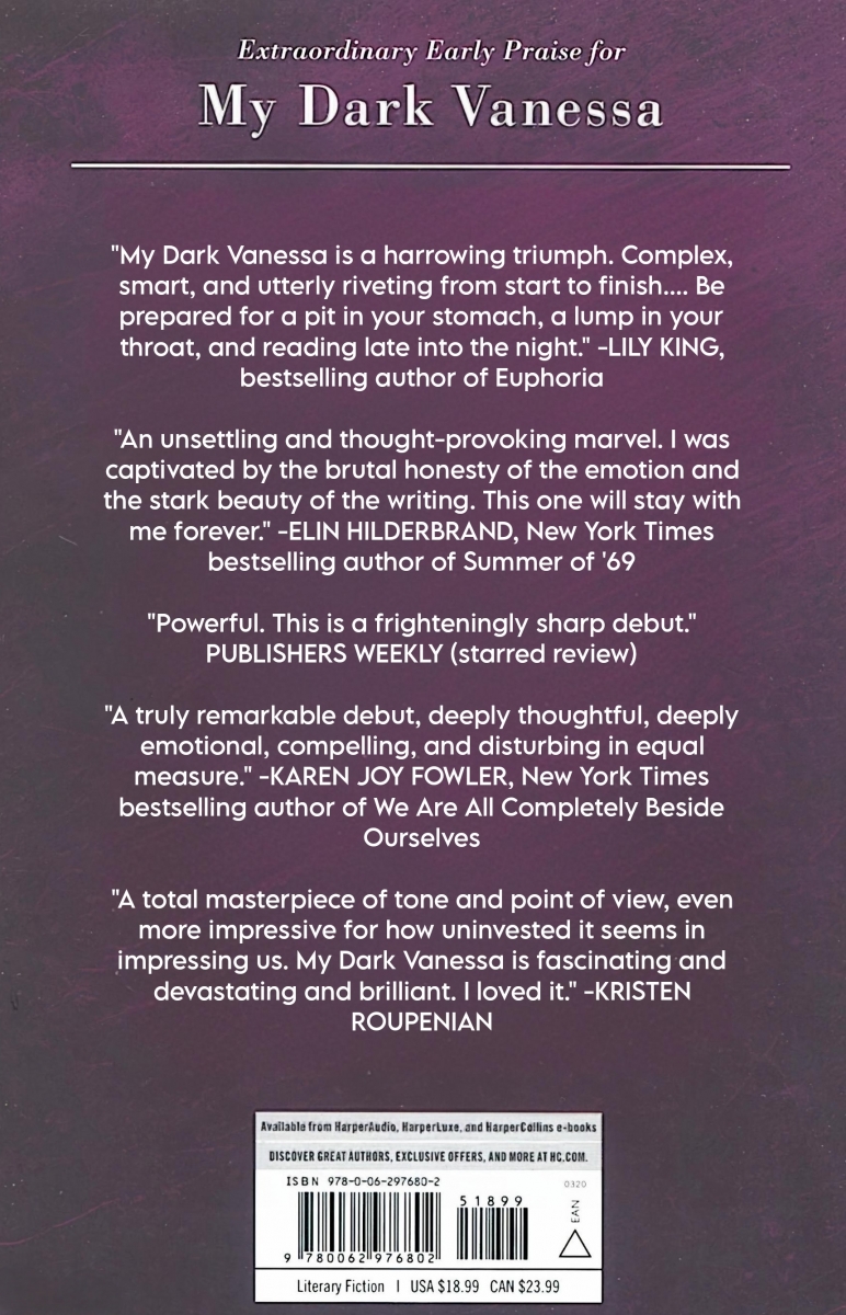 کتاب My Dark Vanessa By Kate Elizabeth Russell