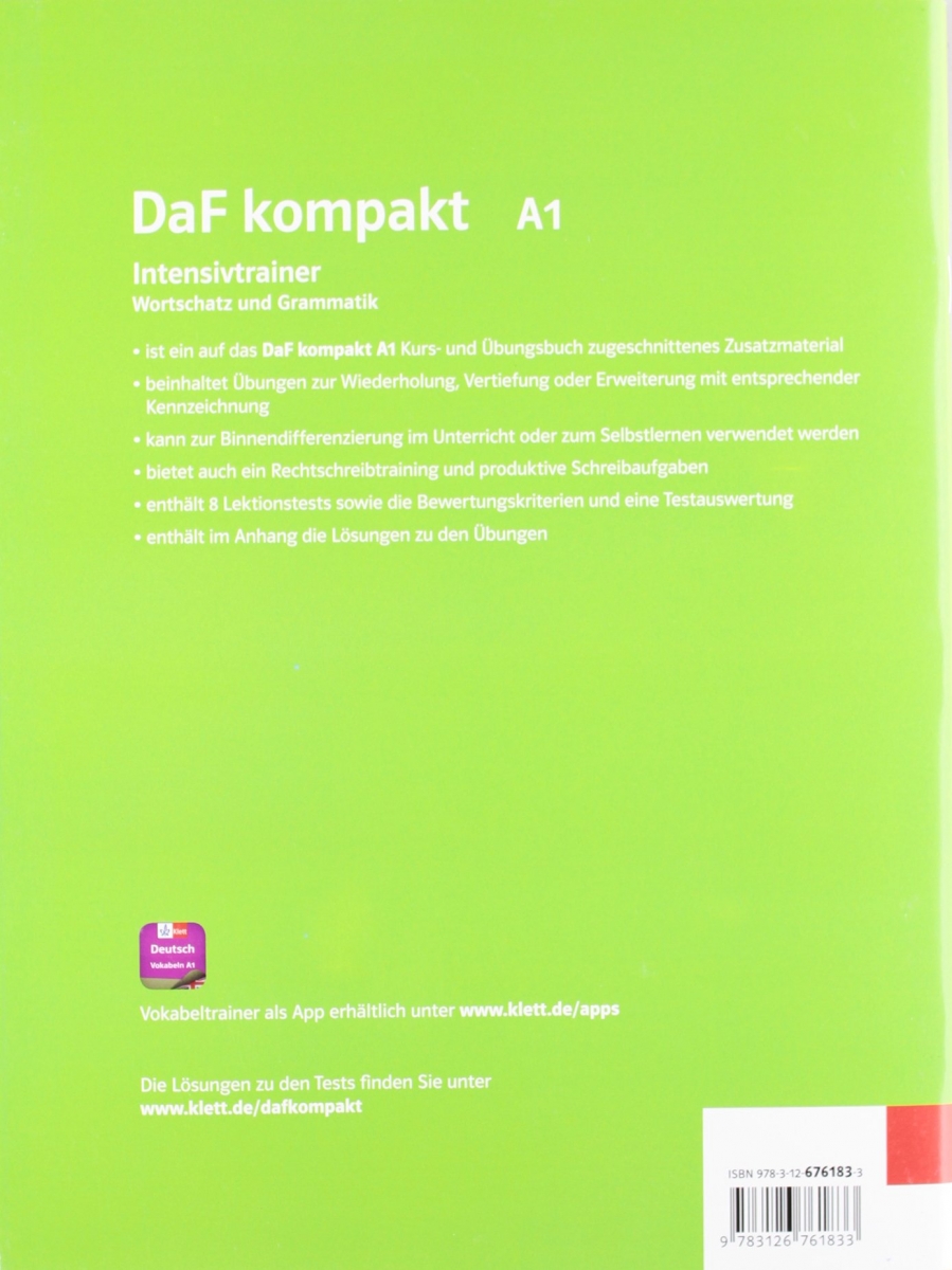  DaF kompakt neu A1: Intensivtrainer, Wortschatz und Grammatik 