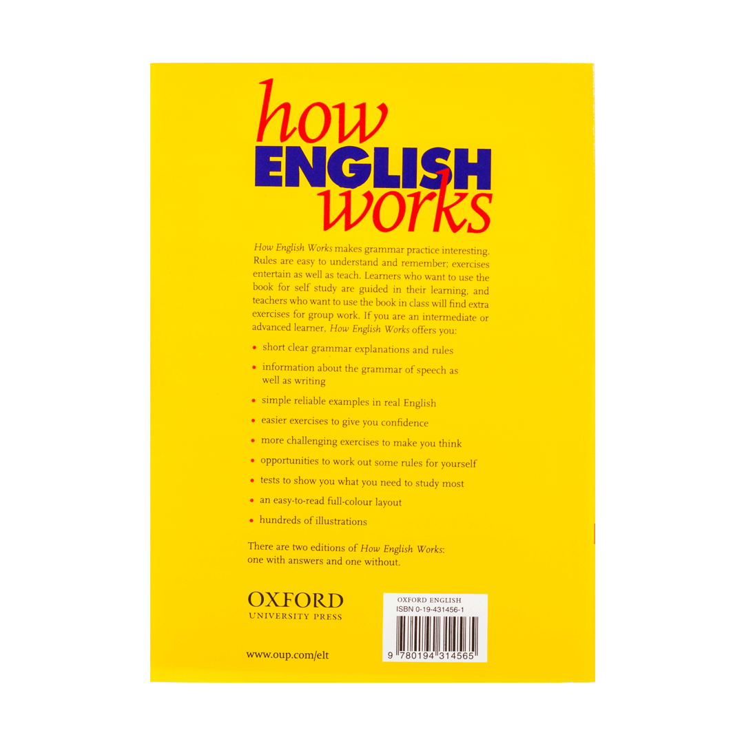 How English Works a grammar practice book with answers