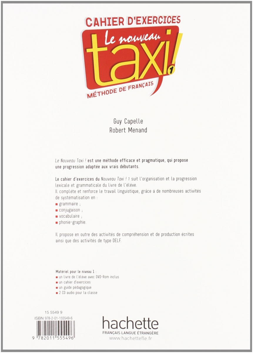 Le Nouveau Taxi 1 + Cahier + DVD-ROM
