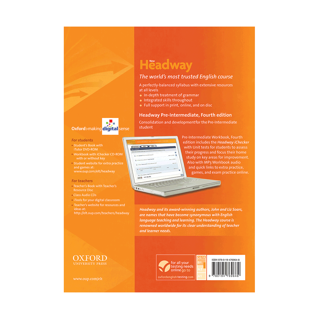 New Headway 4th Pre-Intermediate Student Book 