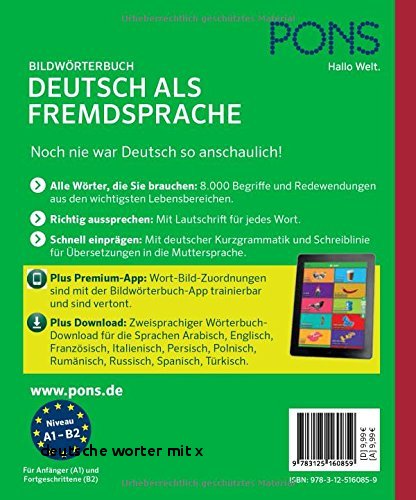 PONS Bildwörterbuch Deutsch als Fremdsprache