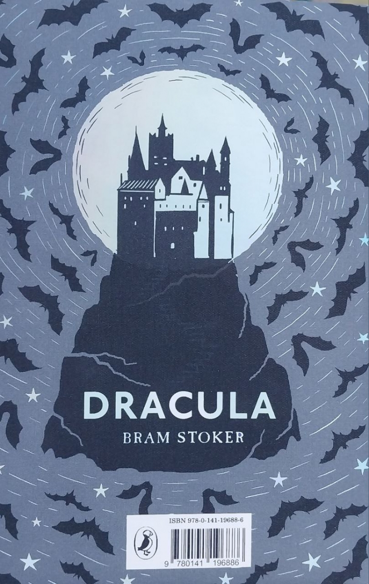 کتاب dracula by Bram Stoker جلد پارچه ای