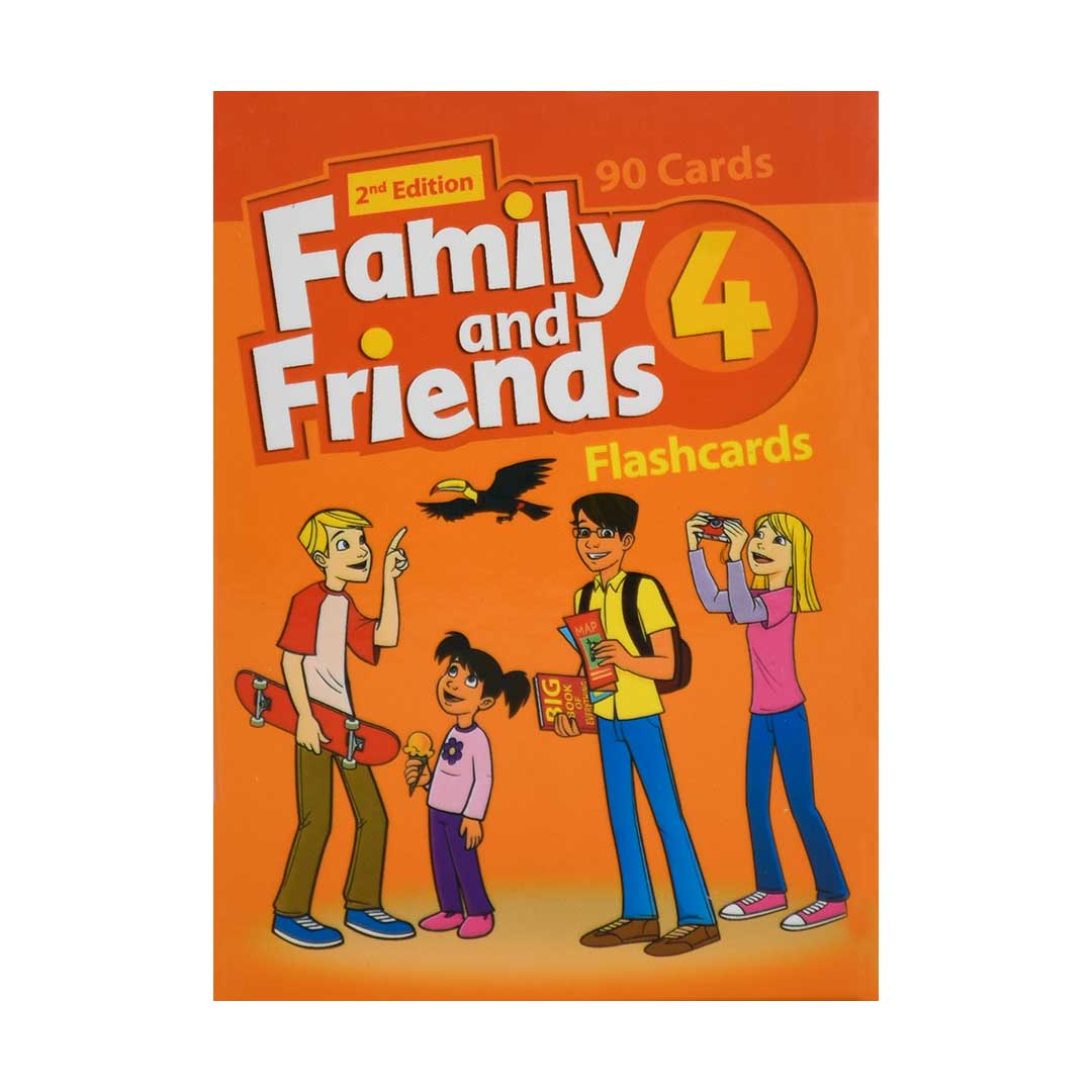 فلش کارت فامیلی 4 بریتیش Flash Cards Family and Friends 4 2nd