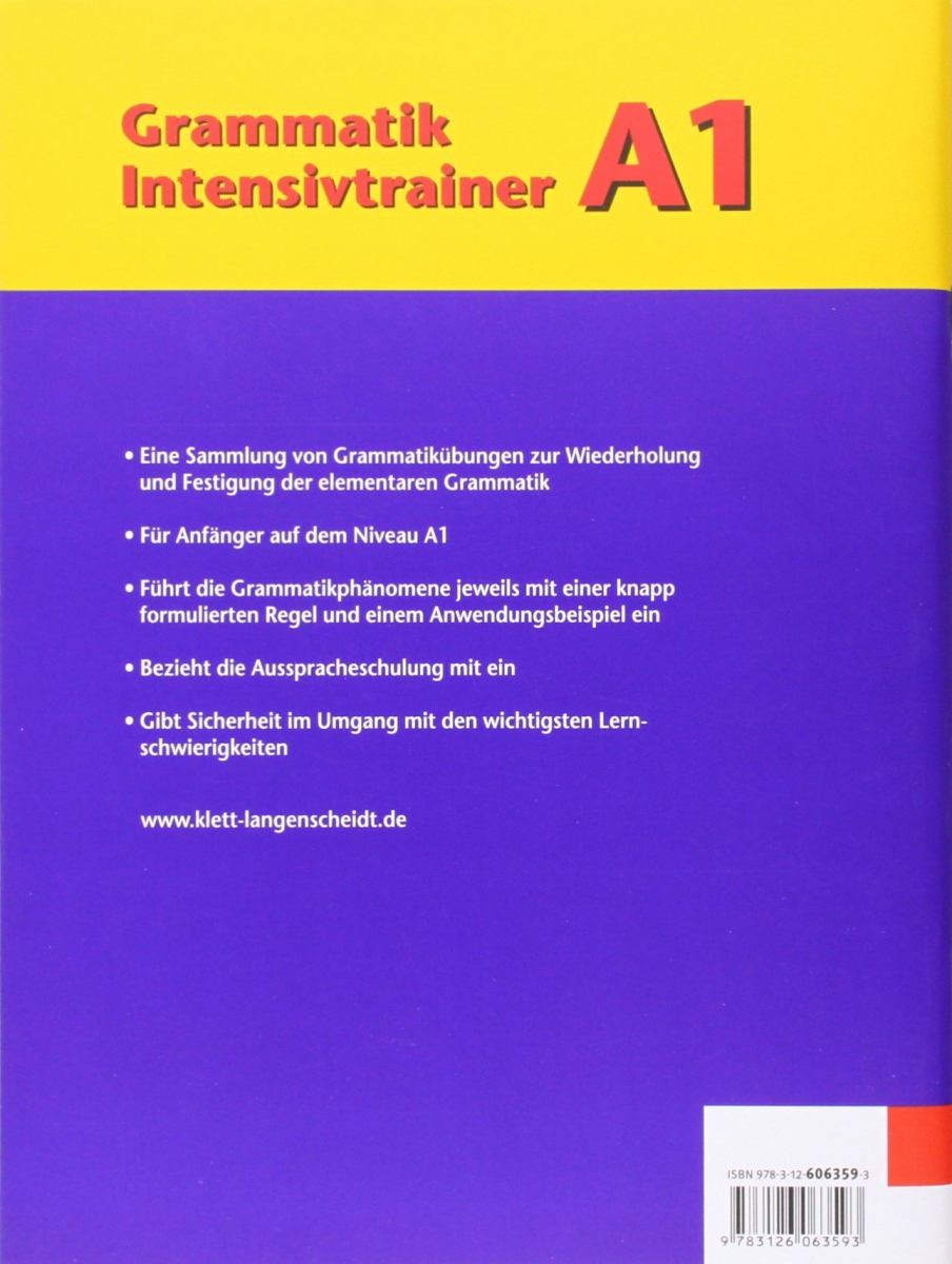 Grammatik Intensivtrainer A1