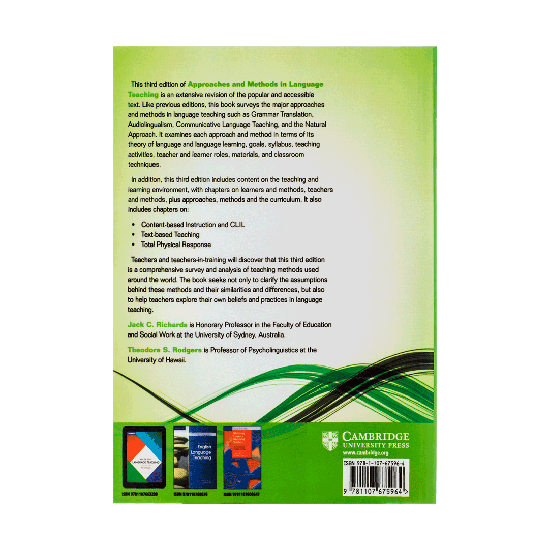  کتاب Approaches and Methods in Language Teaching 3rd Edition 