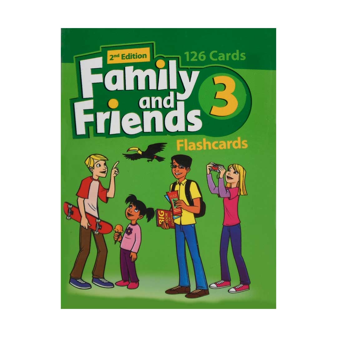 فلش کارت فامیلی  بریتیش Flash Cards Family and Friends 3 2nd