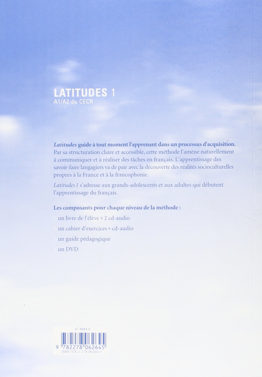 Latitudes 1 niv.1 + Cahier + CD