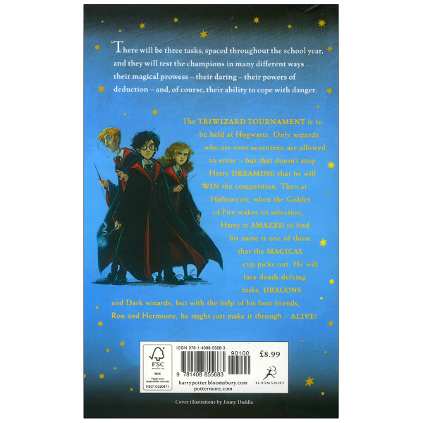 Harry Potter And The Goblet Of Fire-Book4 جلد سخت دو جلدی 