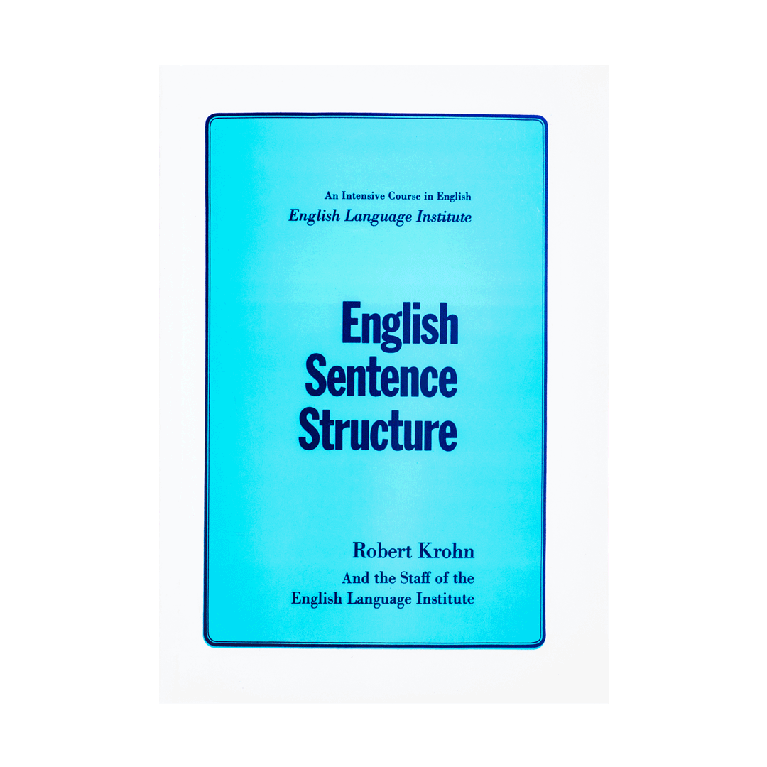 English Sentence Structure 