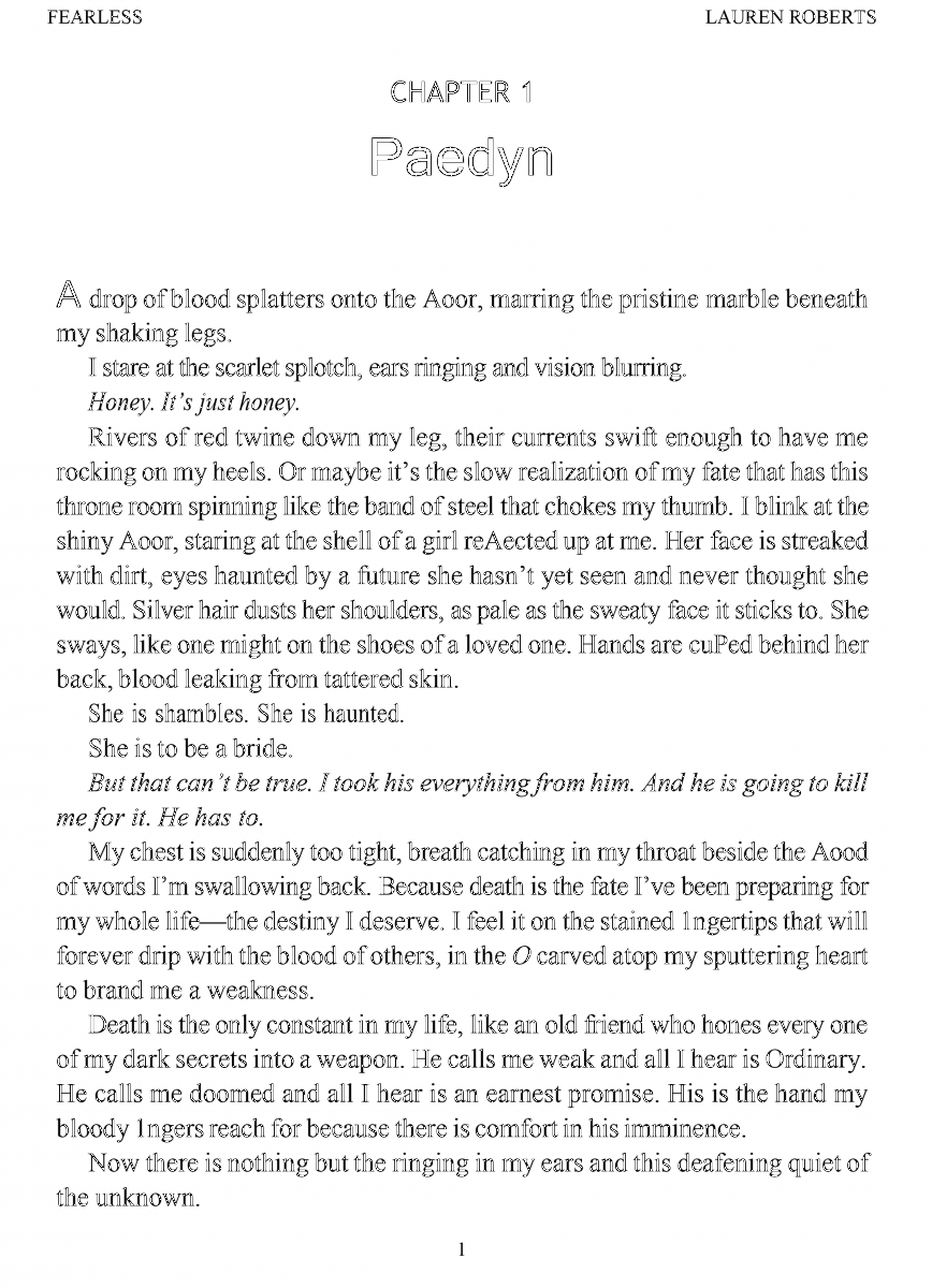  کتاب Fearless (The Powerless Book 3) by Lauren Roberts