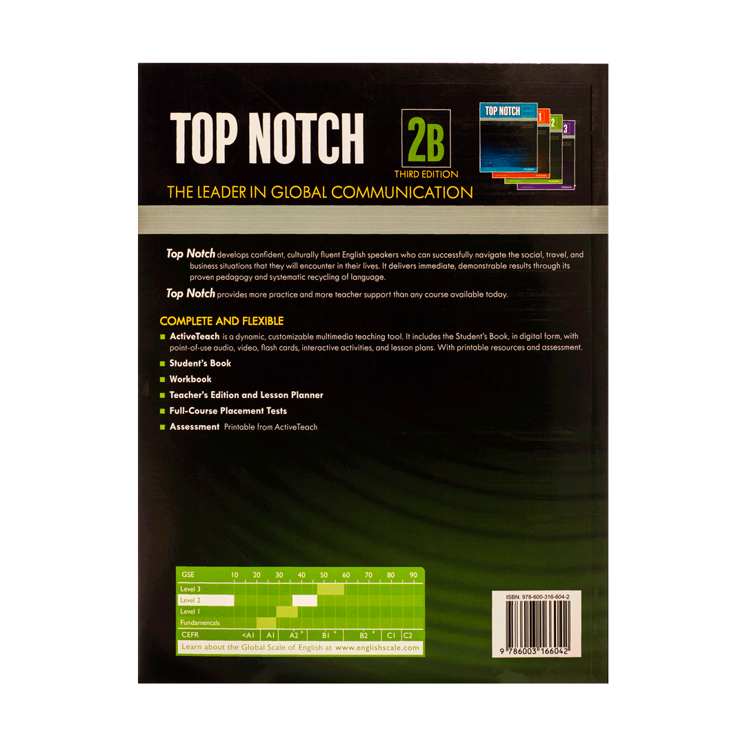 Top Notch 3rd 2B +DVD تحریر 