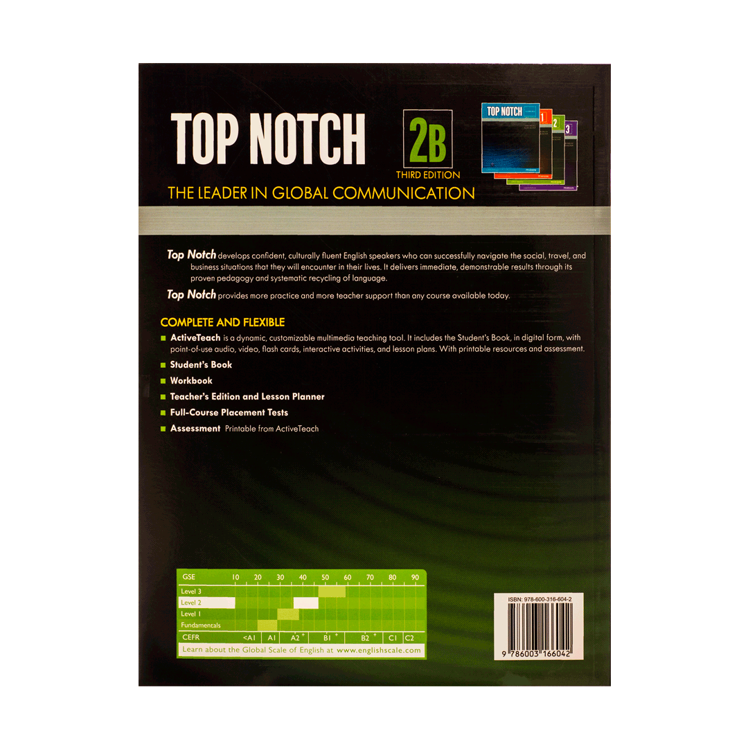 کتاب Top Notch 3rd 2B  تحریر 