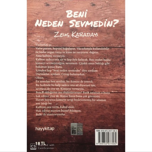 Beni Neden Sevmedin? by Zeus Kabadayı 