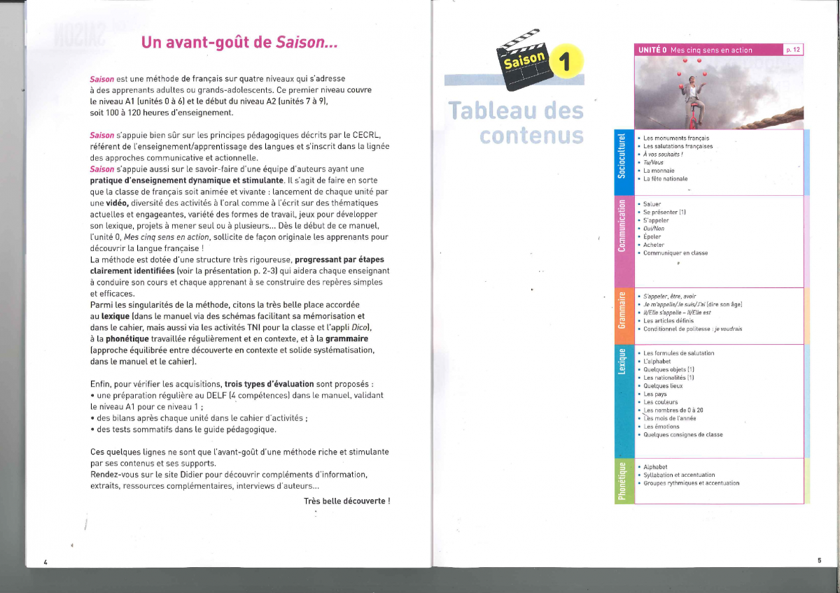 Saison 1 + Cahier + CD audio + DVD 