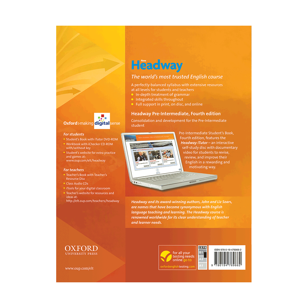 New Headway 4th Pre-Intermediate Student Book 