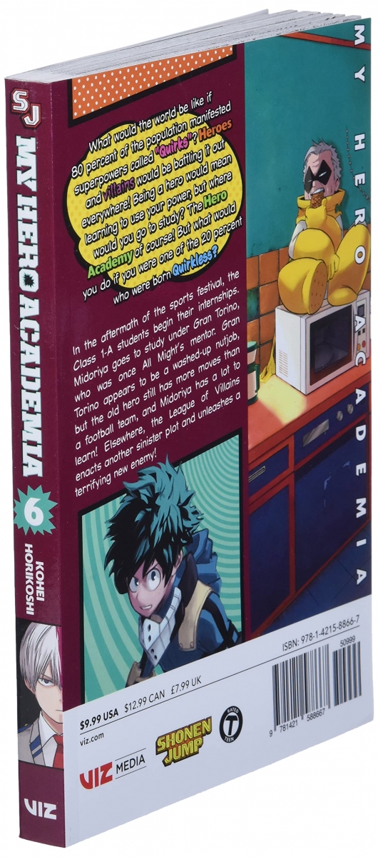  مانگا My Hero Academia Vol. 6 by Kohei Horikoshi 