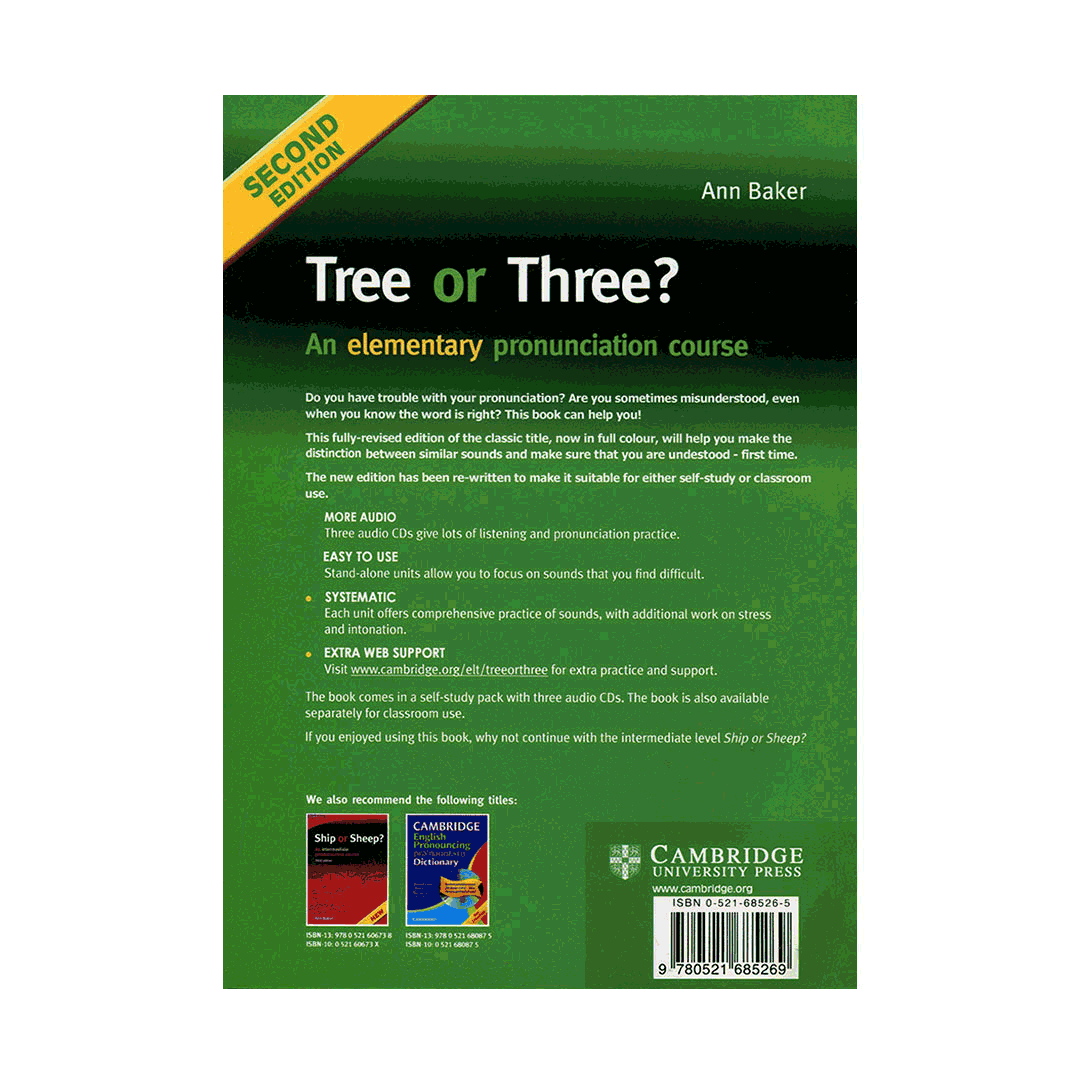 Tree or Three? An Elementary Pronunciation Course 2nd 
