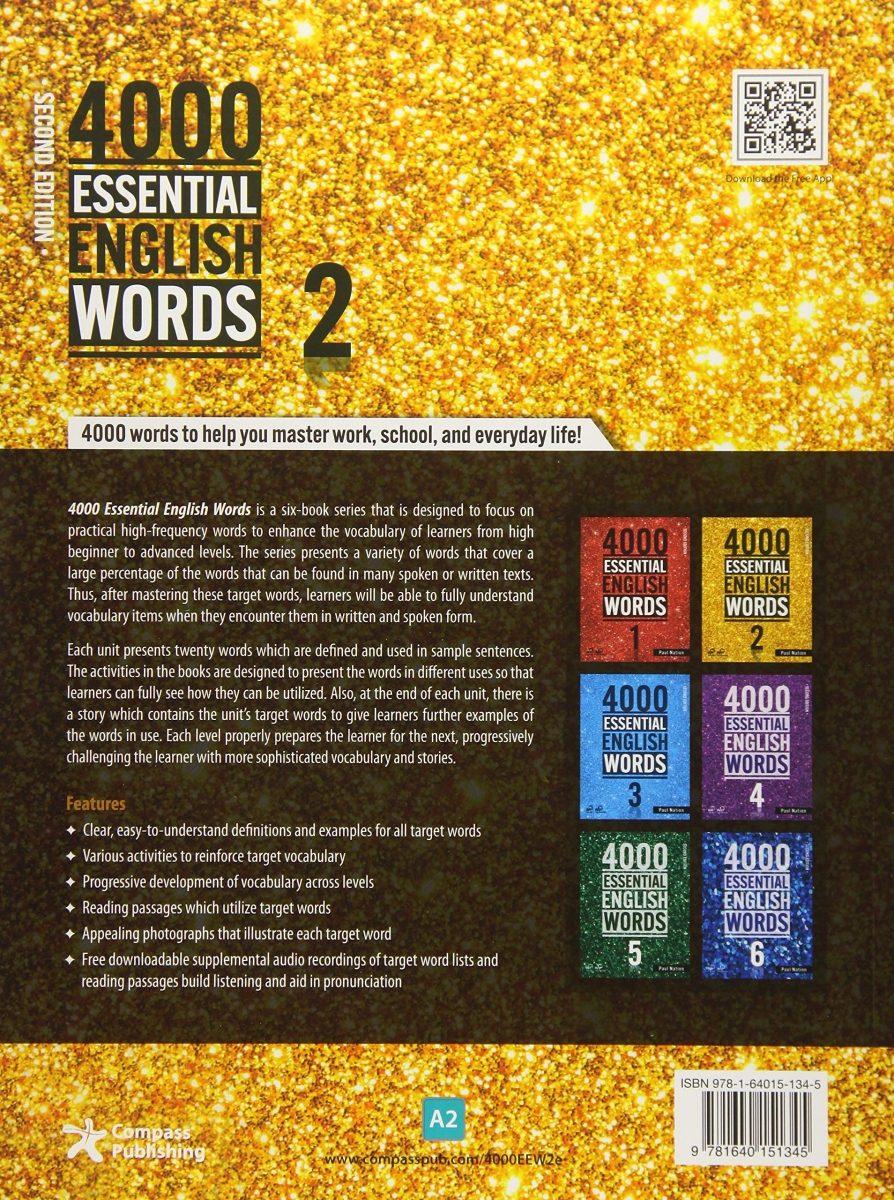 4000 Essential English Words, Book 2, 2nd Edition
