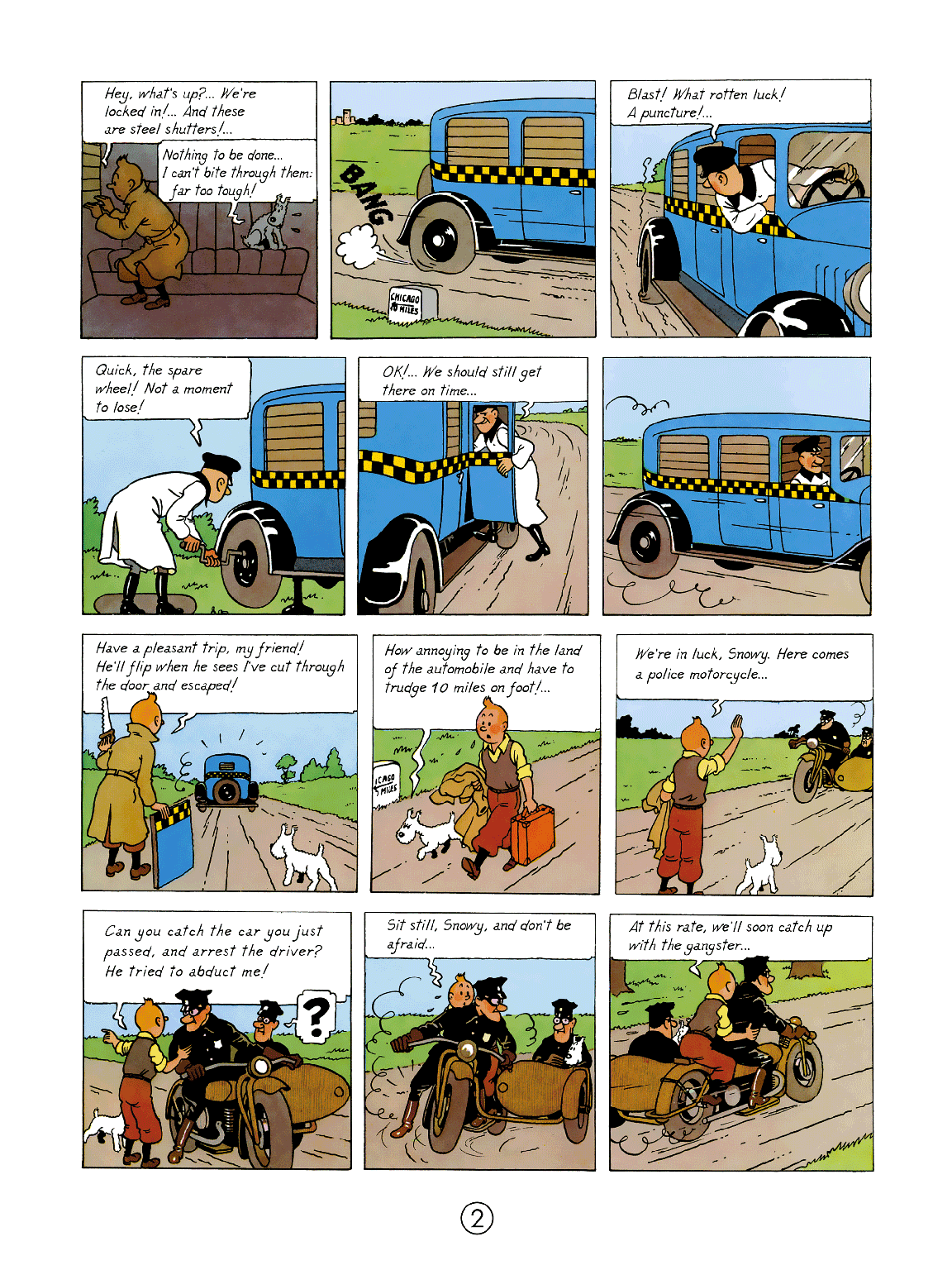 TINTIN IN AMERICA (The Adventures of Tintin) by Hergé