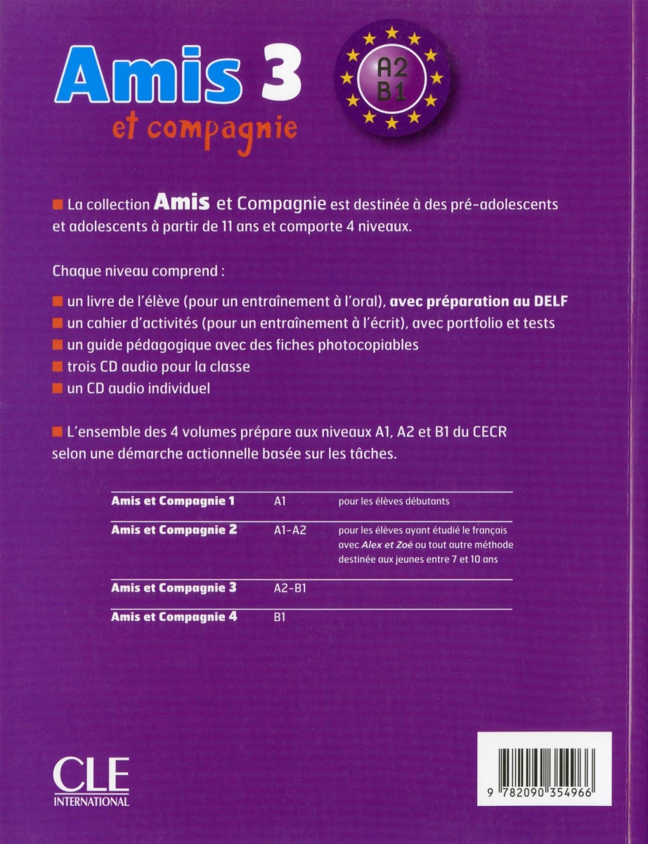 Amis et compagnie - Niveau 3 + Cahier +CD