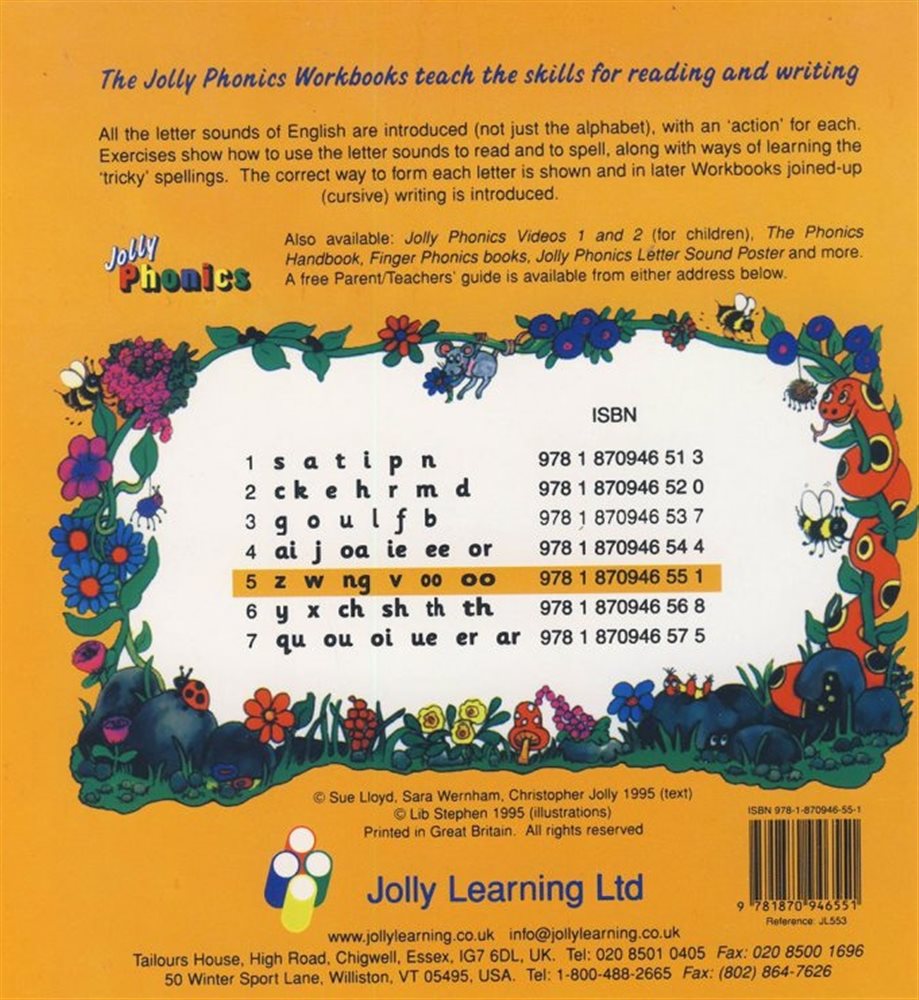 Jolly Phonics Workbook 5 
